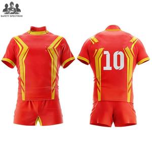 Uniforme de Rugby Personalizado de Alta Demanda con Logotipo, Ecológico, 100% Poliéster, Secado Rápido, Transpirable, Conjunto Deportivo con Entrega Rápida - Product Image 6