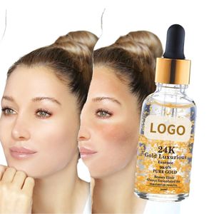 24K Gold Anti-Aging Serum 30ML Skin Care Serum for Aging Skin Glycerin & Hyaluronic Acid Moisturizing Private Label Skincare - Product Image 1