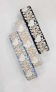 ผ้าลูกไม้ปักลายดอกไม้,หลากสีเหมาะสำหรับใช้เป็นเส้นขอบและขอบเหมาะสำหรับงานศิลปะและงานฝีมือ - Product Image 4