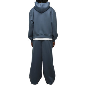 Sudaderas con Capucha Personalizadas de Felpa Francesa, Color Gris Sólido, Spandex/Algodón Ecológico, Cierre Digital, Precio Económico, Cálidas para Invierno, con Bolsillo para Hombre - Product Image 3