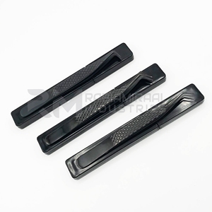 Pince à cils en acier inoxydable noir durable RMI avec emballage de Tube outils d'extension de cils en acier inoxydable de marque privée - Product Image 2
