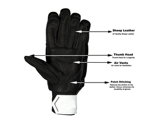 Best Customized <b>Cricket</b> <b>Gloves</b> Manufacture Offers Custom Designs in Different Sizes and Colors for Batting <b>Gloves</b> - Product Image 3