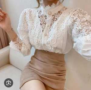 TUOYI Customized Women Floor Length Dress Elegant Floral Print High Neck with <strong>Lace</strong>-up Lantern <strong>Sleeve</strong> Breathable and New <strong>Style</strong>