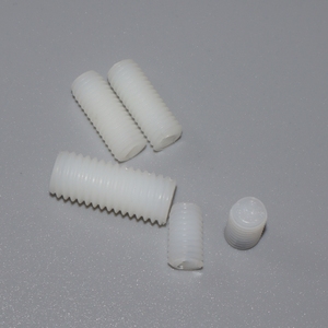 Nhà Sản Xuất Trực Tiếp Nylon Pa66 Không Đầu <span class=keywords><strong>Grub</strong></span> Đặt Vít M3-M12 Trắng Và Đen Din916 Nhựa Bu Lông - Product Image 5