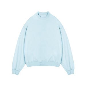 Wholesale 100% Cotton Fleece Oversized Drop Shoulder Hoodies Heavyweight <b>Sweatshirt</b> Zipper Custom Logo Crop Boxy for Men Winter - Product Image 6