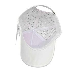 Logo personnalisé d'usine résistant à l'eau trou découpé au laser perforé Gorras Sports Golf Hat Casquettes de baseball avec un style unique - Product Image 2