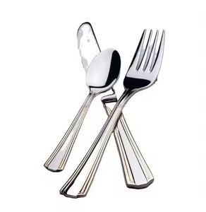 Ensemble de couverts classiques en acier inoxydable pour la cuisine, fourchette, couteau, cuillère, couverts pour hôtel, restaurant, repas à domicile - Product Image 1