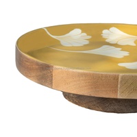 Support à gâteau pliable à un étage au design moderne, plateau en bois écologique de haute qualité pour la maison
