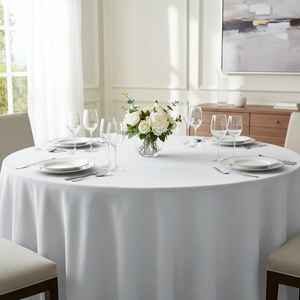 Mantel de Poliéster Satinado Resistente a las Manchas, Impermeable, 160x220cm, Venta al Por Mayor, Diseño y Color Personalizados para Hoteles y Restaurantes - Product Image 6