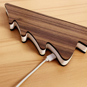 Nuove idee di prodotto 2024 albero di natale elegante libro pieghevole lampada a LED luce notturna ricaricabile per oggetti <span class=keywords><strong>da</strong></span> regalo decorativi in legno - Product Image 6