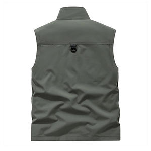 Gilets chauds légers de haute qualité pour hommes, 100% polyester, rembourrés, sans manches, pour l'hiver - Product Image 6