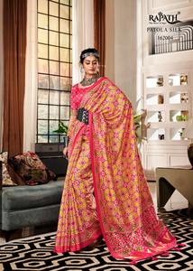 Fabzone's Traditional <b>Indian</b> & <b>Pakistani</b> <b>Clothing</b> Bandhan Patola Saree for Women - Product Image 3