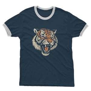 Classic Fit 100% Algodón Ringer Camisas Manga Corta para Niños y Hombres/Stock. - Product Image 4