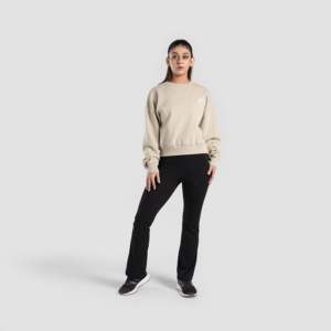 Vital Edge <b>Women's</b> Silk <b>Half</b> <b>Zip</b> Crop <b>Sweatshirt</b> Puff Printing Hood Winter Beige <b>Half</b> Sleeve High Quality Light Weight XS Size - Product Image 4
