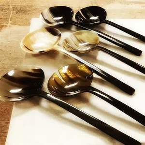 Cuillère de service de mariage en laiton de luxe, ustensiles de cuisine pour la maison, service de nourriture naturel, qualité supérieure, meilleur prix - Product Image 4