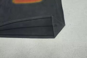 T-shirt vintage pour hommes, poids lourd, délavé à l'acide, coton lourd imprimé de haute qualité, streetwear surdimensionné avec logo personnalisé, nouvelles tenues d'été - Product Image 5