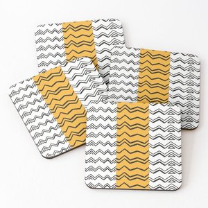 Hot Selling Office Coffee Dining Tea Ceremony Creative Japanese Style Square Wooden Resin <b>Coasters</b> <b>for</b> <b>Drinks</b> From SCI - Product Image 5