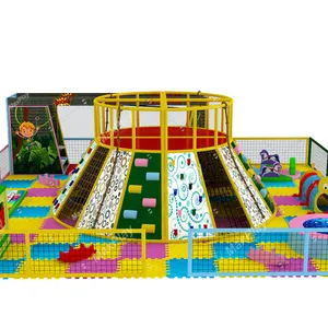 High Quality Customizable Mixed Colour Commercial Soft Play Sponge Coated Climbing Wall Full Set By Maxplay