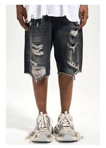 <b>Y2K</b> Men Summer Fashion Denim Cotton Vintage Washed Jorts for Men Streetwear Denim <b>Shorts</b> Oversized Denim Jeans <b>Shorts</b> for Men - Product Image 6