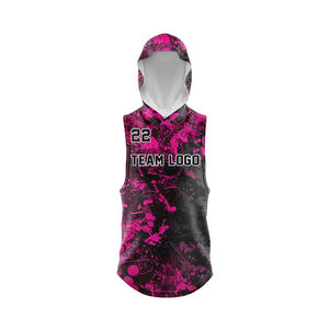 7V7 <b>Compression</b> Sleeveless Jersey and <b>Shorts</b> Set Breathable Plus Size American Football Wear with Heat-Transfer Printed Design - Product Image 3