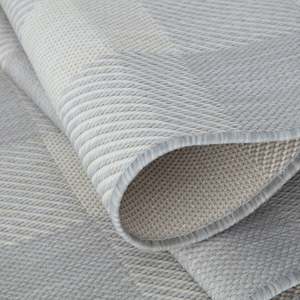 Alfombra Reversible de Polipropileno para Exteriores, Moderna, Jacquard, Gris, 700GR - Product Image 3