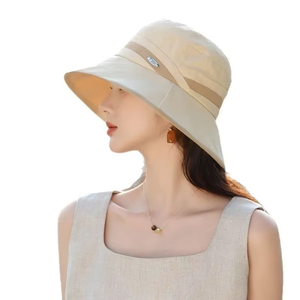 Women's <b>Large</b> Head Size <b>Bucket</b> <b>Hat</b> Spring Summer Sun Protection Wide Brim <b>Hat</b> Fashionable & Versatile - Product Image 5