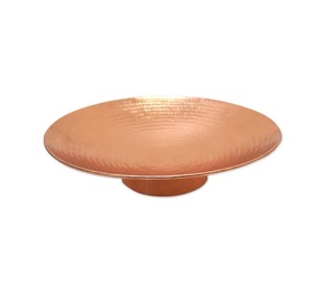 Tendance Design Vaisselle Bol De Service Alimentaire Martelé Élégant Qualité Bol En Cuivre Forme Ronde Accessoires De Cuisine Bol En Cuivre - Product Image 2