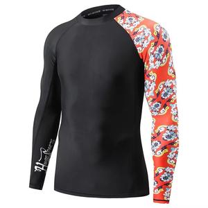 Nueva llegada de secado rápido Rash Guard Shirt Sports Tela transpirable y ligera Precio de venta en línea - Product Image 5