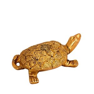 Tortuga Vastu de Latón Hecha a Mano con Patrón Animal, Producto Procesado - Product Image 2