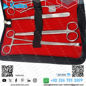 Ensemble d'instruments de gynécologie de 7 pièces ensemble d'instruments chirurgicaux ensemble d'outils d'équipement médical meilleure qualité allemande en acier inoxydable - Product Image 3