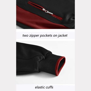 ชุดกีฬาผ้าฟลีซสำหรับผู้ชายชุดออกกำลังกายผ้าโพลีเอสเตอร์ผ้าคอตตอนผ้าโพลีเอสเตอร์ออกแบบโลโก้ได้ตามต้องการ - Product Image 5