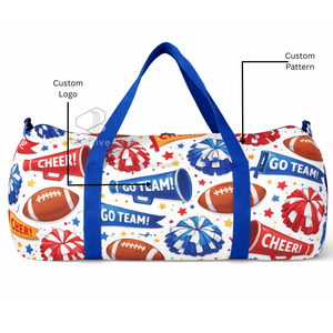 Sac de sport multifonctionnel personnalisé pour cheerleading avec logo sur mesure, pour entraînement de danse et voyages, avec compartiment à chaussures - Product Image 1