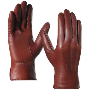 Guantes de Trabajo Deportivos ALSTON SPORTS de Cuero Vacuno, Guantes de Seguridad de Cuero Resistentes, Pantalla Táctil, Cuatro Estaciones, Largos hasta la Muñeca - Product Image 5