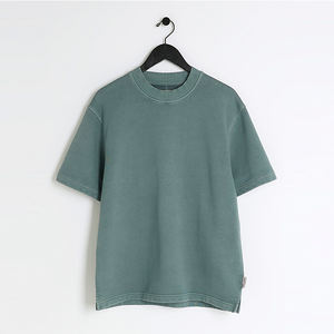 Camiseta de Hombre de Diseño Personalizado al por Mayor, Top de Verano, Moderna, OEM, 100% Algodón, Tejido de Punto, Ecológica - Product Image 1