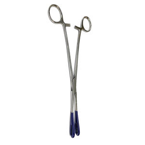 Fórceps de sujeción de esponja de alta calidad, fórceps de sujeción de esponja de 9 pulgadas, fórceps uterinos de Clementson de agarre azul de 24 cm para cirugía - Product Image 5
