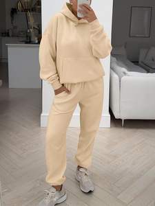 Women Tracksuit Plain Casual Tracksuit Women's Oversized Logo Women Tracksuits Two Piece Track <b>Suit</b> Training Wear <b>Jogging</b> Wear - Product Image 4