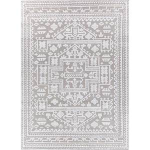 Tapis noués à la main en laine et soie de bambou, motif géométrique gris thym noir, 9x12, rectangulaires, pour couloir et chambre, épaisseur 10 mm - AKWB-13002 - Product Image 1