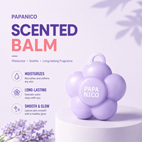 Balsem Parfum Padat Vegan Ramah Perjalanan, Wangi Padat Bebas Alkohol, Aroma Tahan Lama, Melembapkan, Tidak Berminyak, Pabrik OEM