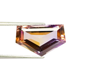 Ametrino Natural de Color Bio, piedra facetada, forma elegante, piedra cortada de ametrino, piedra preciosa de Color Bio Natural bien pulida para joyería - Product Image 1