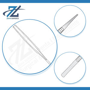 Pince à dissection Treves de haute qualité 2 et 3 dents 152mm de long Fabricant d'acier chirurgical sans lame au Pakistan - Product Image 4