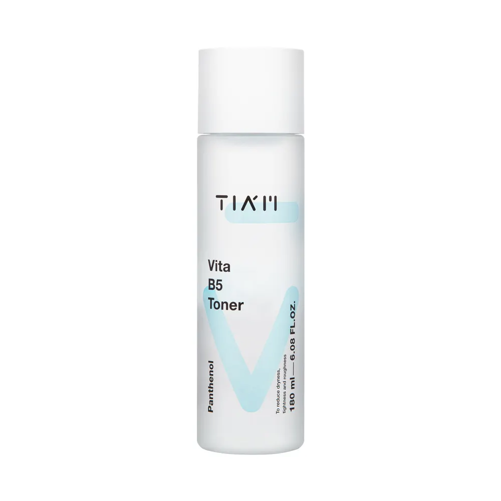 TIAM Vita B5 Toner- Made in Korea Hydrating pH Balance Soothing Lightweight Panthenol Betaine Hydrolyzed Fish Collagen