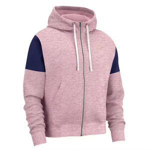 Último diseño de sudaderas con capucha informales para hombres 100% algodón patrón sólido ropa de invierno al aire libre para adultos cuello con capucha teñido liso - Product Image 1