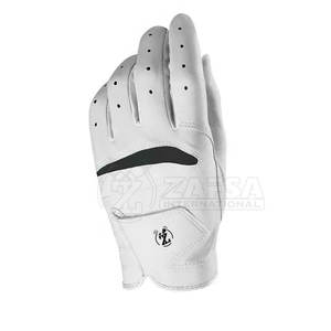 Gants de golf noirs professionnels personnalisés pour hommes 2025 – Cuir véritable de haute qualité, antidérapants, main droite, service OEM, adaptés au sport - Product Image 1