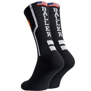 Calcetines Deportivos de Baloncesto Unisex OEM 2025, Calcetines de Algodón con Logotipo Bordado Personalizado, Antibacterianos, Unisex - Product Image 5