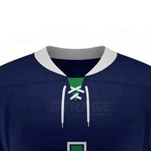 Maillot de hockey sur glace de dernière génération, logo et design personnalisés, 100% polyester, écologique, fabriqué au Pakistan - Product Image 4