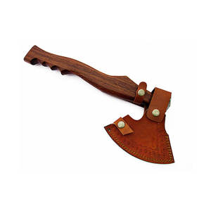 Wholesale Customized OEM ODM Cutlery Factory New Arrival Lightweight Damascus <b>Axes</b> Wood Handle Damascus Steel <b>Axe</b> for Camping - Product Image 5