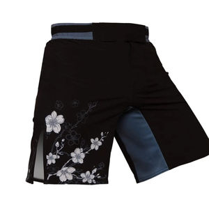 Nouveauté : Short de combat décontracté en denim uni personnalisé pour MMA, boxe et grappling – Écologique et respirant - Product Image 3