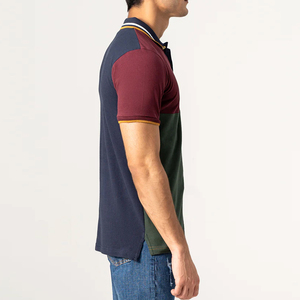 Vente directe de l'usine pour hommes pour chemises Meilleur produit le plus vendu 100% coton tricoté respirant à manches courtes Design personnalisé - Product Image 4
