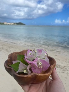 ชามไม้สำหรับตกแต่งทำด้วยมือที่มีดอกไม้กลีบดอกไม้ธรรมชาติสำหรับตกแต่งบ้านพร้อมโชว์ของขวัญและโอกาสตามเทศกาล - Product Image 2