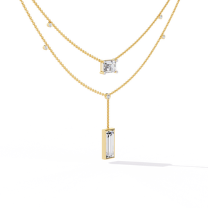 Hermoso Collar de Diamantes Cultivados en Laboratorio en Oro de 18k, Elegante Accesorio para Damas - Product Image 6